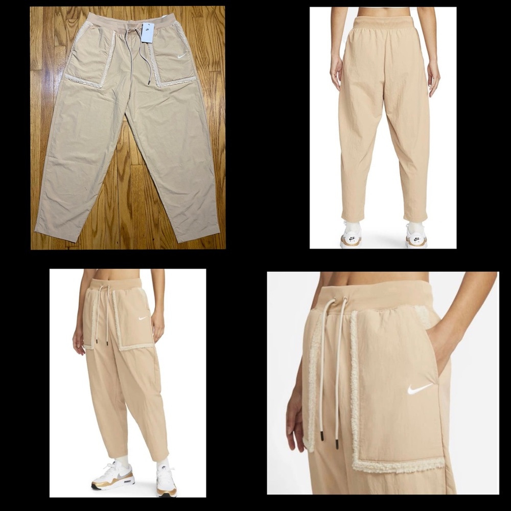 Nike Sportswear Essential Women's Woven High-Waisted Curve Pants, Sz S New
